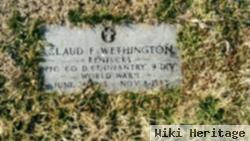 Claud F. Wethington