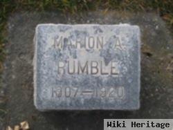 Marion A Humble Rumble