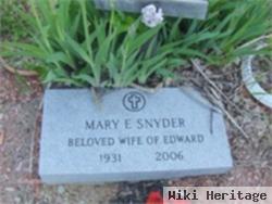 Mary E Snyder