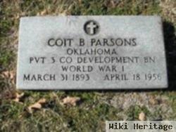 Pvt Coit B. Parsons