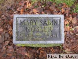 Mary Savin Hosler