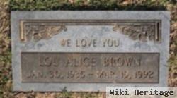 Lou Alice Brown