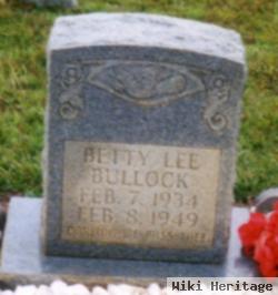 Betty Lee Bullock