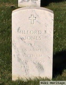 Pvt Milford E. Jones