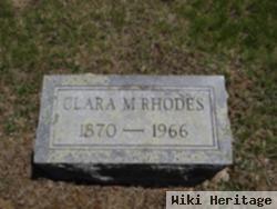 Clara M. Rhodes