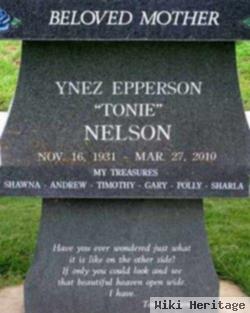 Ynez "tonie" Epperson Nelson