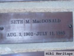 Seth M Macdonald