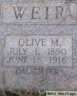 Olive M Weir