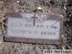 Kathryn O Brown