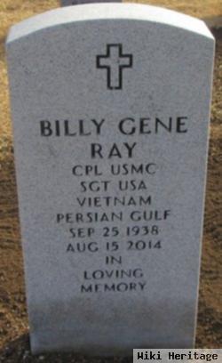 Sgt Billy Gene Ray