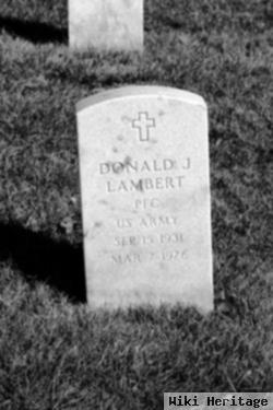 Donald J Lambert