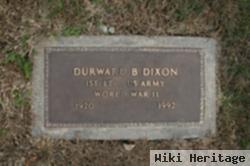 Durward Belmont "d.b." Dixon, Jr