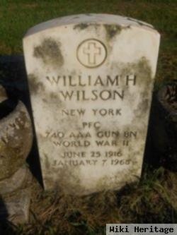 Pfc William H. Wilson