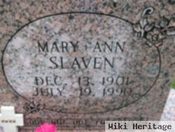 Mary Ann Daffron Slaven