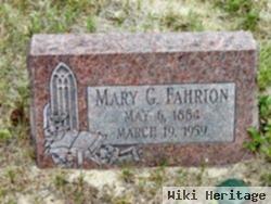 Mary G Fahrion