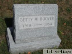 Betty W. Hoover