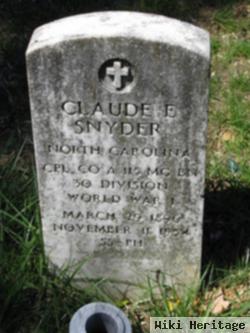 Claude E. Snyder