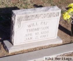 Will Pat Thompson