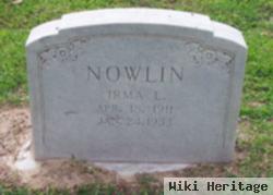 Irma Leola Hall Nowlin