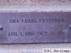 Ona Pearl Crockett Petersen