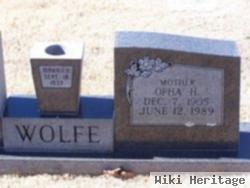 Opha H Wolfe