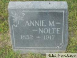 Anna M "annie" Lindemeyer Nolte