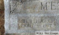 Bertha A. Metty