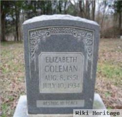 Elizabeth "bettie" Phelps Coleman