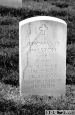 Thomas D. Preston