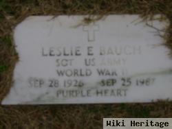 Leslie Ernest Bauch