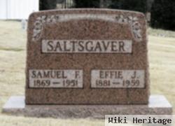 Samuel F Saltsgaver