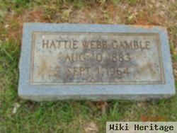 Hattie Webb Gamble