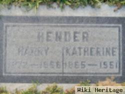 Katherine Hender