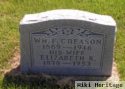 Elizabeth Katherine Hewlett Creason