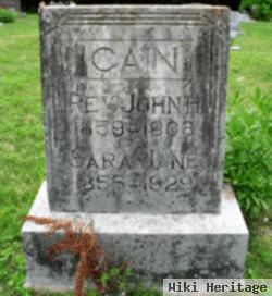 Rev John Henry Cain