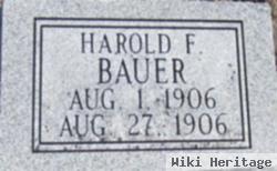 Harold F Bauer