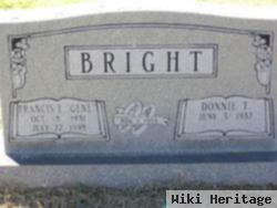 Frances E. "gene" Bright