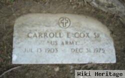 Carroll Eugene Cox, Sr