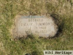 Irma V Timmons