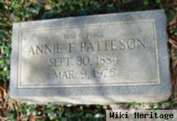 Annie F Patteson