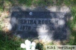 Bertha Robson