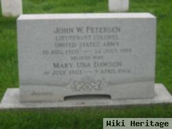 Mary Una Dawson Petersen