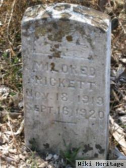 Mildred Rickett