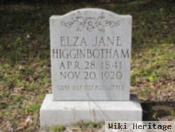 Eliza Jane Haddock Higginbotham