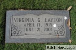 Virginia G Layton