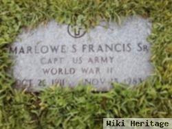 Marlowe S Francis, Sr