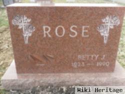 Betty J Rose