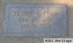 Jessie F Peck