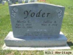 Merle E Yoder