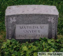 Matilda Mary Millin Snyder